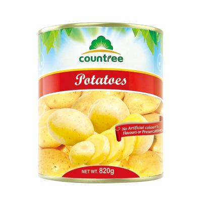 China Special Shape Canned Preserved Canned Vegetables Canned Steamed Potato Slices for sale