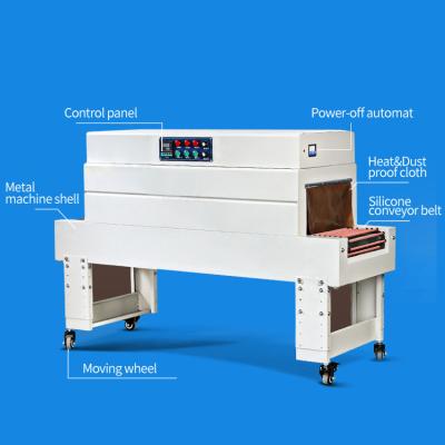 China Food Heat Sealing Pe Film Food Pof Hand Shrink Wrap Packing Machine Stainless Automatic Sealers Shrink Tunnel With L Bar Sealer for sale