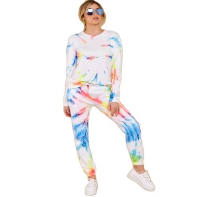 China New Breathable Homewear Hoodie And Pants Suit Casual Printing Long Sleeve Homewear For Women for sale