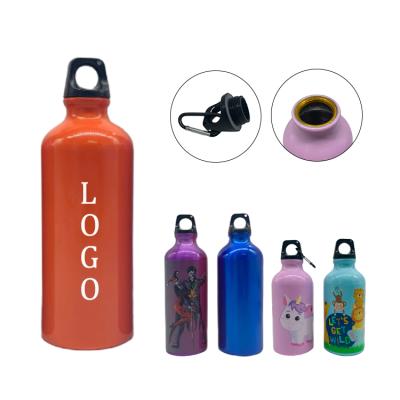 China Custom Viable 400/500ml Logo Outdoor Sports Drinking Aluminum Water Bottle For Climb/Bicycle/Sports/Camp for sale