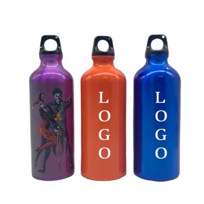 China Custom Viable 500ml Logo Outdoor Drinking Aluminum Sports Water Bottle for Climb/Bicycle/Sports/Camp for sale