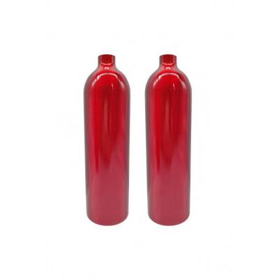 China Custom Aluminum Mini High Pressure Oxygen Acetylene Empty Oxygen Cylinder For Diving for sale