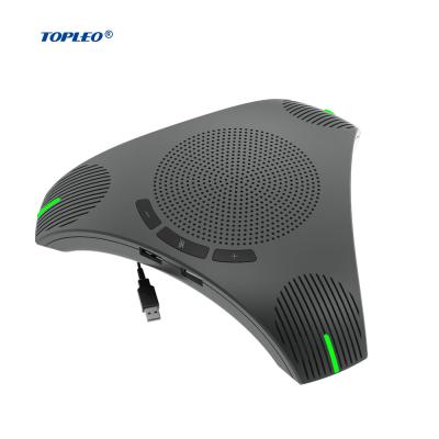 China USB Microphone Topleo Conference System Omnidirectional Microphone Connection USB Conference Wireless Microphone for sale