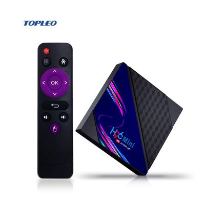 China Topleo Latest H96 Mini V8 Smart Tv Box Rockchip RK3228A Android 9.0 Cheapest Cheapest Tv Box for sale