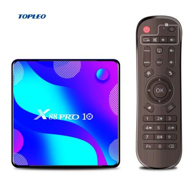 China Topleo CPU RK3318 HD mini pro output rockchip rk3318 rk3328 OEM x88 iptv set top box high speed max smart box for sale