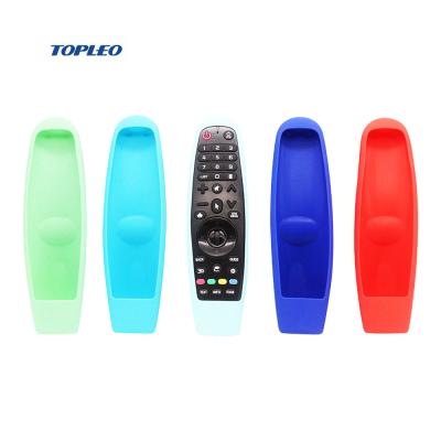 China Topleo TPU Cover Device Sky Blue Waterproof Plastic Soft Silicone TV Remote Control Case For LG Remote Control for sale