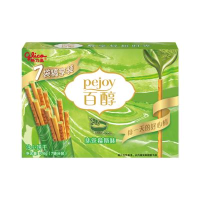 China Wholesale Pejoy Cookies Biscuit Stick Chocolate Strawberry Natural Strawberry Flavor 126g for sale