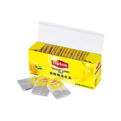 China Lipton Classic Tea Bag Black Instant Yellow Tea Drinks S25 Laber Tea Bag Production for sale