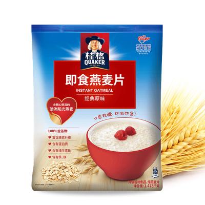 China Instant Low-CARB Quaker Oatmeal Pillow Pack 1478g Health Breakfast Partner for sale