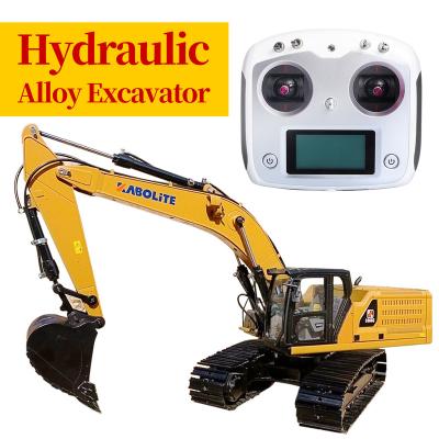 China Toy 1/16 Scale Diecast Professional Heavy Hydraulic Metal RC Excavator Huina K336 Hydraulic Powered Machine Kabolite 336GC Excavator Full for sale