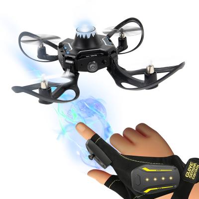 China Professional Six-axis Gyroscope TongLi Toy Hand Sensor Control Folding Mini RC Drone GESTURE Bumblebee With Camera Six-axis Gyro for sale