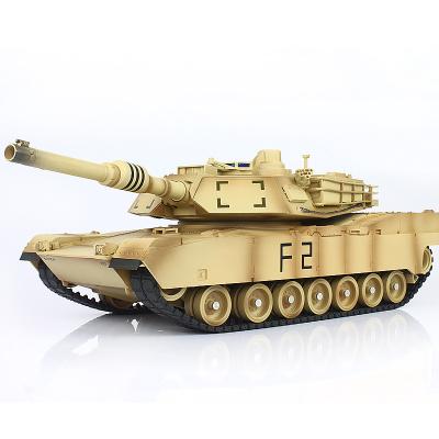 China RC model TongLi TK24-1 rc car toy tank child remote control toys for boys simulated 1:24 M1A2 strip light model sound effect for sale