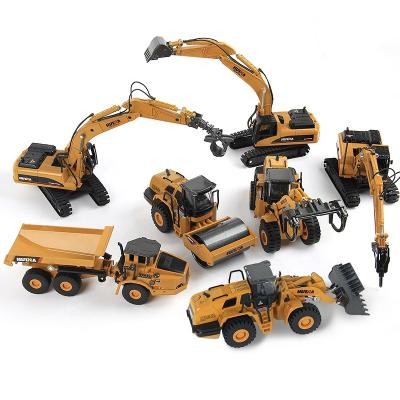 China Decorate TongLi Toy Huina 1710-1716 1/50 Diecast Model Alloy Construction Model Vehicle Professional Construction Toy for sale