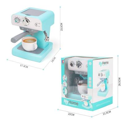 China Pretend Kitchen Sets Toys Kitchen Toy Mini Electric Coffee Machine Educational Simulation Spray Appliances Pretend Game Toys for sale