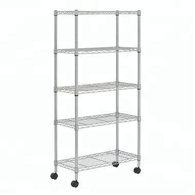 China Sustainable Kitchen Shelf Metal Shelf Wire Shelving With NSF Certificate for sale