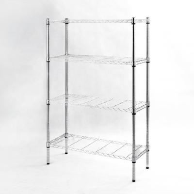 China Sustainable High Quality Steel Shelf Chrome Wire Shelving For Restaurants for sale