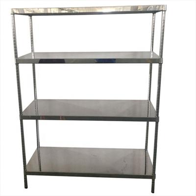 China CLASSIC Industrial Hotel Shelving Stainless Steel Kitchen Storage Shelf Rack for sale