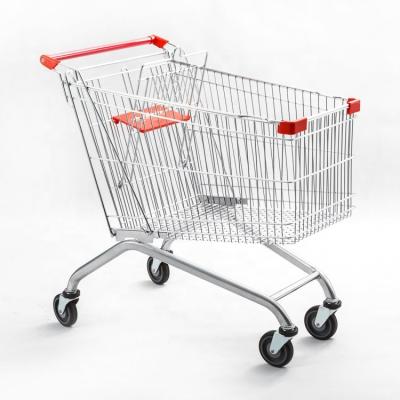 China Corrosion Protection China Mobile Trolley Supermarket Shopping Carts For Retail Stores for sale