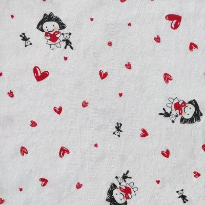 China Sustainable high quality organic cotton fabric, 100% cotton printed fabric for baby for sale