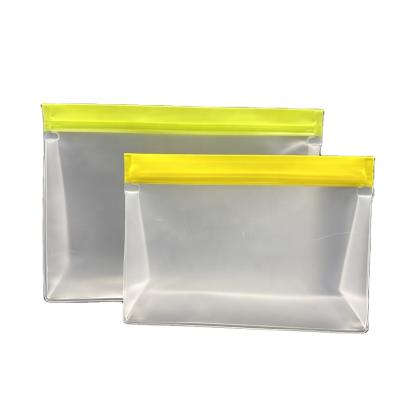 China Recyclable Recyclable Top Reusable Waterproof Reusable Reusable Kitchen Top Organizer Freezer Bag Freezer Bag Storage Silicone PEVA Fresh-Storage Bag for sale