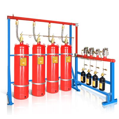 China Ig 541 Fire Suppression System Inergen 100L Pipe Line Type for sale