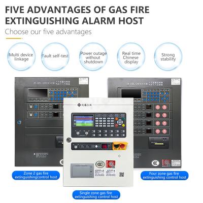 China Chemical and Physical Fire Extinguishing FM 200 Fire Alarm System Control Panel For Office Buildings for sale