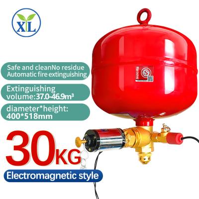 China Groothandelsleveranciers 30L Elektromagnetisme Suspension FM200 Gas Brandblussysteem Voor Bibliotheek Te koop