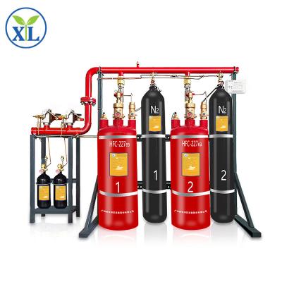 China Sistema de extinción de gas Hfc 227ea 90L Presión de almacenamiento exterior en venta