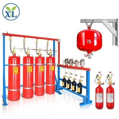 China Hfc 227 FM200 Lpg Gas Based Automatic Fire Fighting Product System Extinguisher for sale