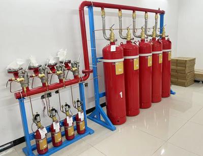 China Gas Hfc 227ea Fire Extinguisher Automatic Pipe Line For Date Room for sale