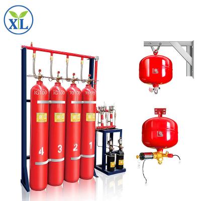 China Inergen Ig541 Sistema de extinción de incendios Extintor de gas mezclado 80L / 20MPa en venta