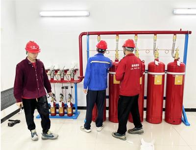 China Rohrleitung FM200 Feuerlöschsystem Gasfeuerlöscher mit zu verkaufen