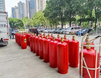 China 90L Hfc-227ea cilindro de gas Fm 200 Sistema de extinción de incendios en venta