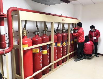 Cina Pressione di lavoro Gas inerti Equipaggiamento di sicurezza antincendio Fm 200 Sistema di repressione del fuoco Gas in vendita