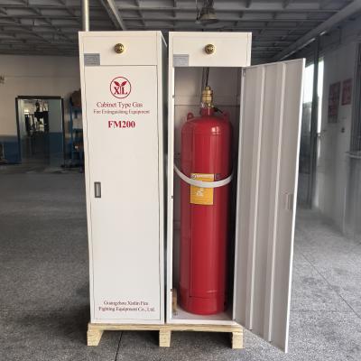 China Sistema automático de extinción de incendios de gas FM200 Gas limpio para subestaciones de incendios GQQ70-2.5-XL-005 en venta