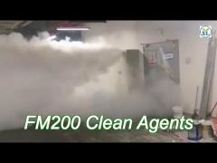 Clean Agent Heptafluoropropane  FM200 Fire Suppression System Low Toxicity