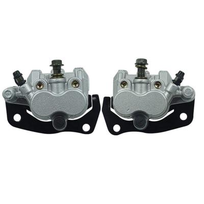 China Front Brake Caliper Left Aluminum Right Set With Brake Pads For YAMAHA UTV RHINO 700 YXR 700 2008-2011 5B4-2580T-01-00 for sale