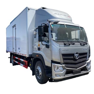 China Brand New High Quality Refrigerator Van Truck Refrigerator Car 1-10T Foton Refrigerated Truck Meat Hook Refrigerator for sale