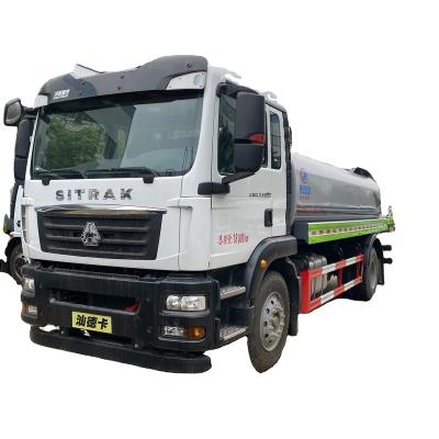 China Factory Shandeka Green Spray Truck Water Tanker Water Jet Truck Water Tank Truck for sale