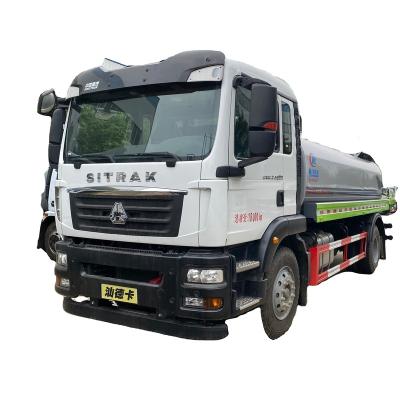 China Shandeka Factory 6*2 10CBM Hose Water Trucks 10000 Liters Water Tank Truck For Sale for sale