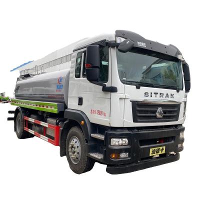 China Factory 10000 liter water tank sprinkler high pressure water cannon truck for sale