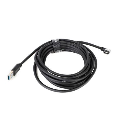 China VR Camera Oculus 90 Right Angle Type Usb 3.2 Degree Gen1 Cable 3M/5M C Cable For VR Oculus Quest2 Link Cable for sale