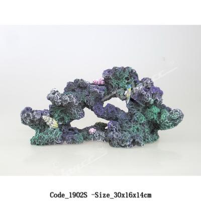 China Viable Artificial Coral Aquarium Ornament Set Colorful Aquarium Decoration for sale