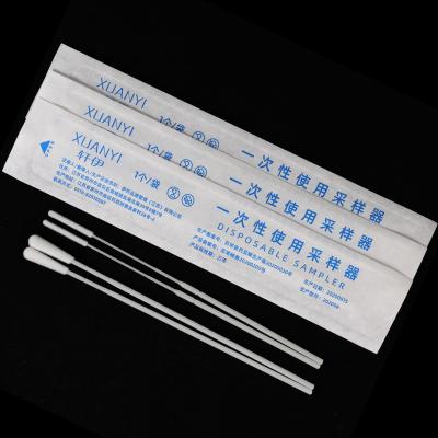 China Wholesale Disposable Sampler Packaging Sterile Individual Nylon Nasopharyngeal Swab Assembled Oronasal Swab for sale