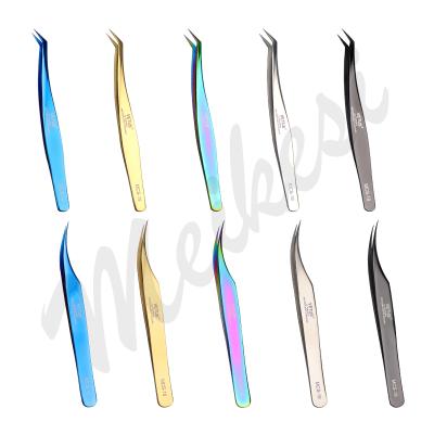 China Custom Strong Fashion Logo Lash Applicator Private Label Volume Vetus Tweezers Eyelash Extension Tweezers Eyelash Extension Tool for sale