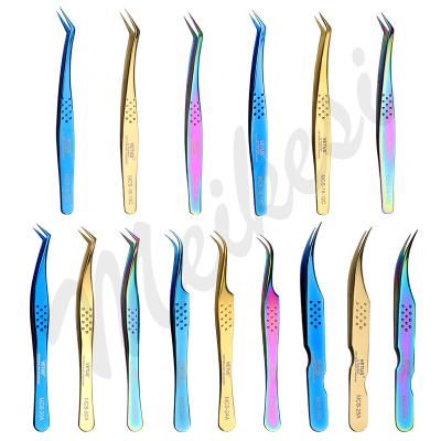 China Eyelash Extension Private Label Vetus Strong Applicator Stainless Steel False Lash Remover Tweezers for sale