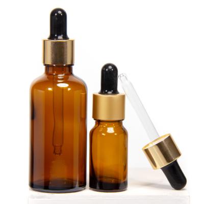 China Custom Label Tincture 5ml Amber Glass Dropper Bottles Bulk With Plastic Dropper Cap for sale