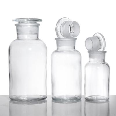 China 100 ml vierkant helder medicijnflessen met hoog borosilicaat glas Te koop