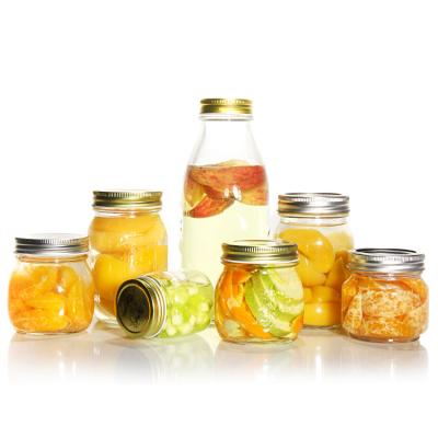 China Glasglas Mason-Glas für Marmelade Erdnussbutter zu verkaufen