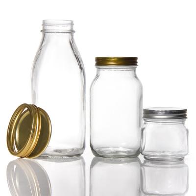 Китай Новый дизайн пищевых стеклянных Mason Jar Clear 450ml 250ml Mini Jar с крышками продается